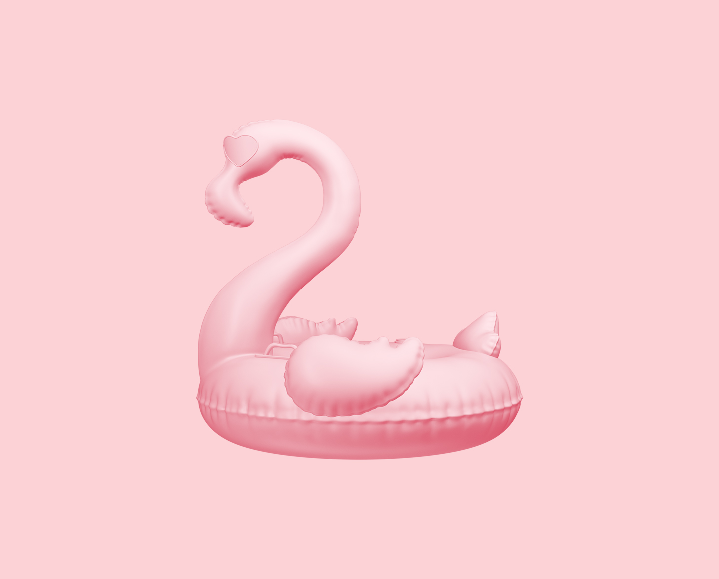 Pink Pacman Ghost